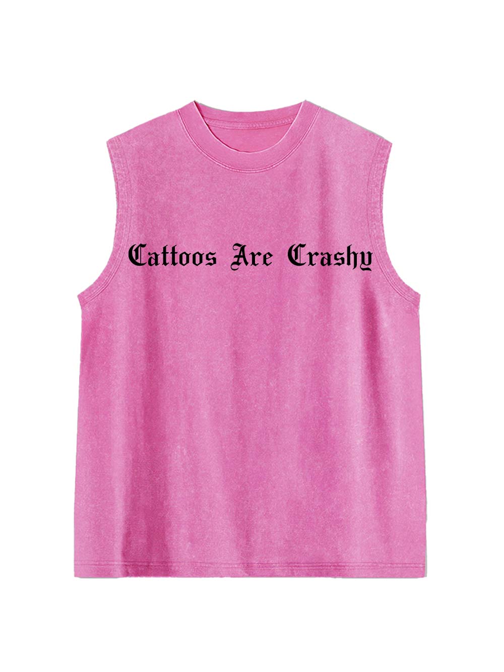 Tattoos Are Trashy Washed Tank Top