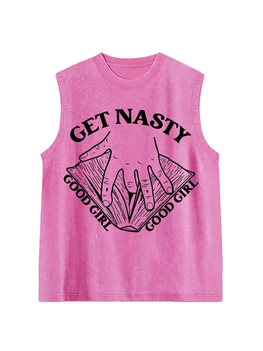 Get Nasty Good Girl Washed Tank Top