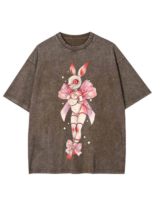 Enchanted Bunny Doll Washed Tshirt