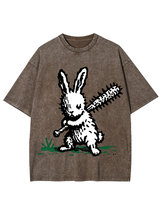 Spiky Bat Bunny Washed Tshirt