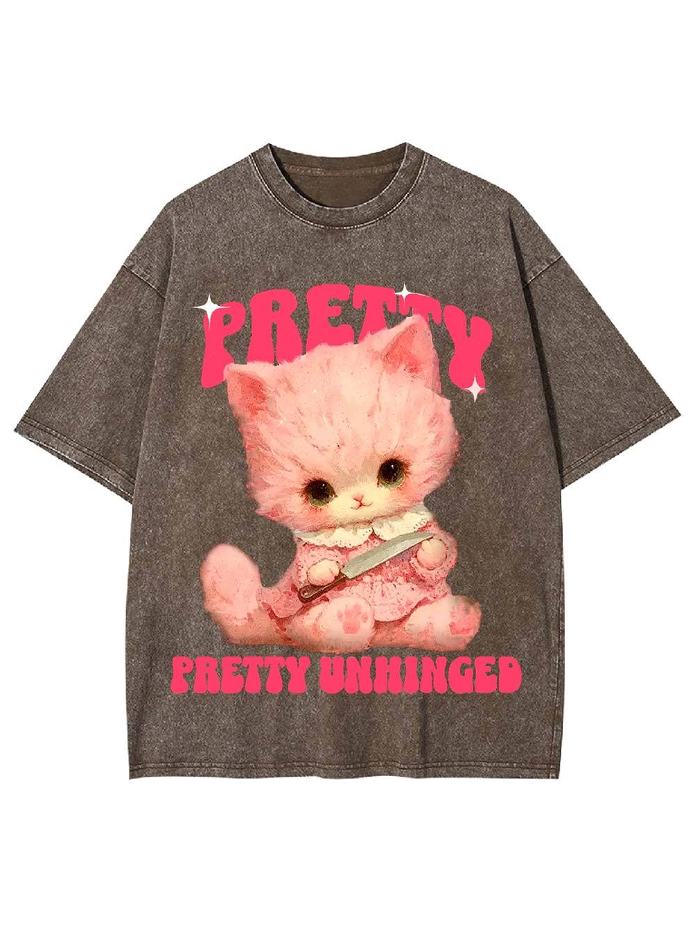Pretty and Unhinged Washed Tshirt