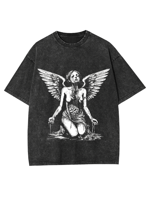 Macabre Angel Washed Tshirt