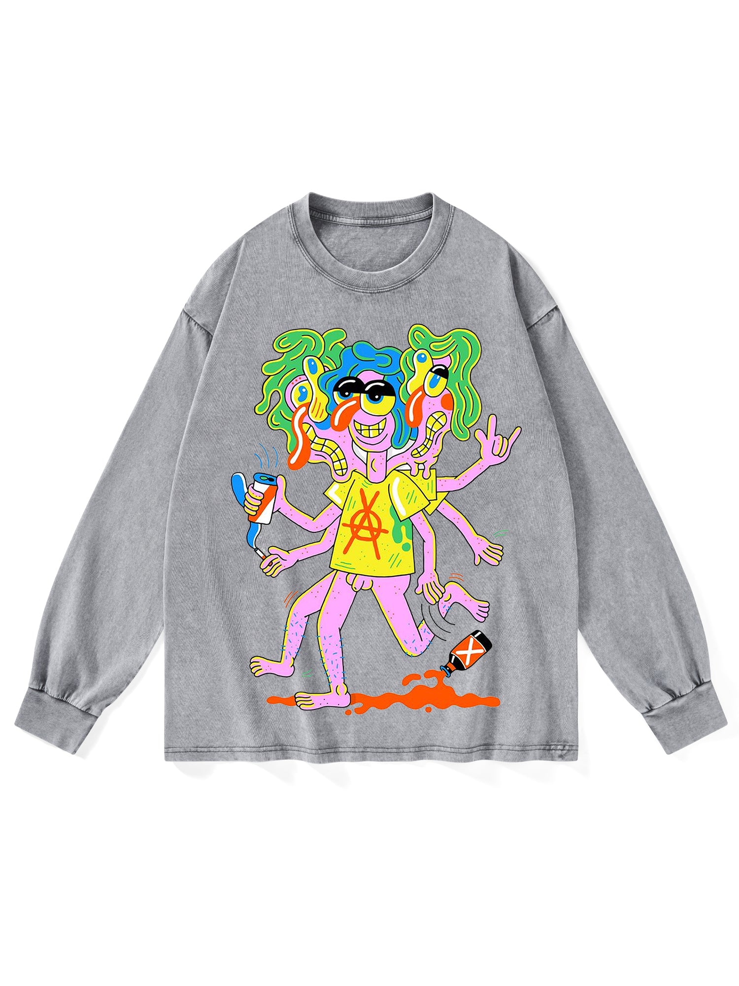 Personal Counduct Washed Long-Sleeve Tshirt-ClassyOutlaw