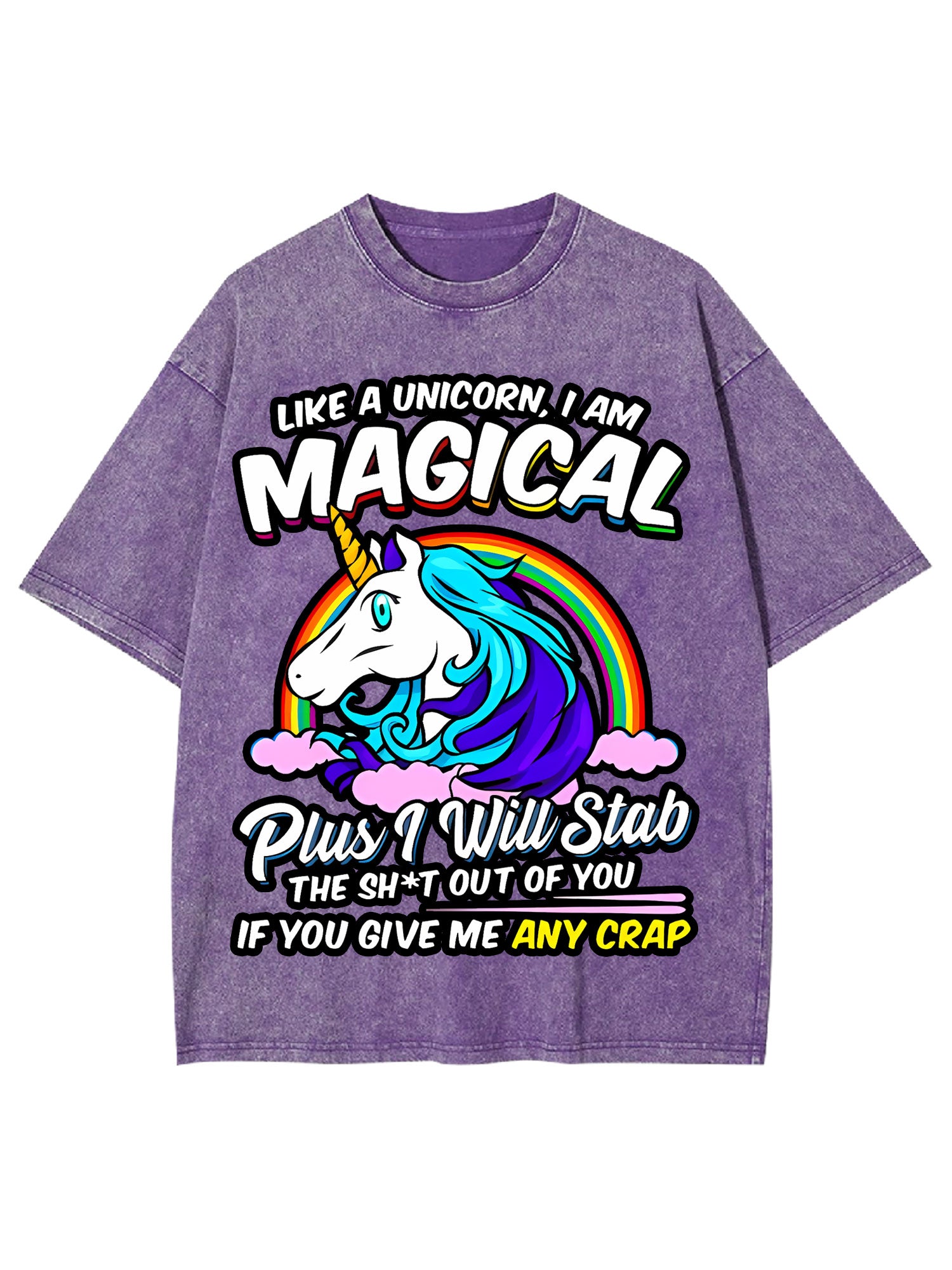 Like A Unicorn, I Am Magical Washed Tshirt