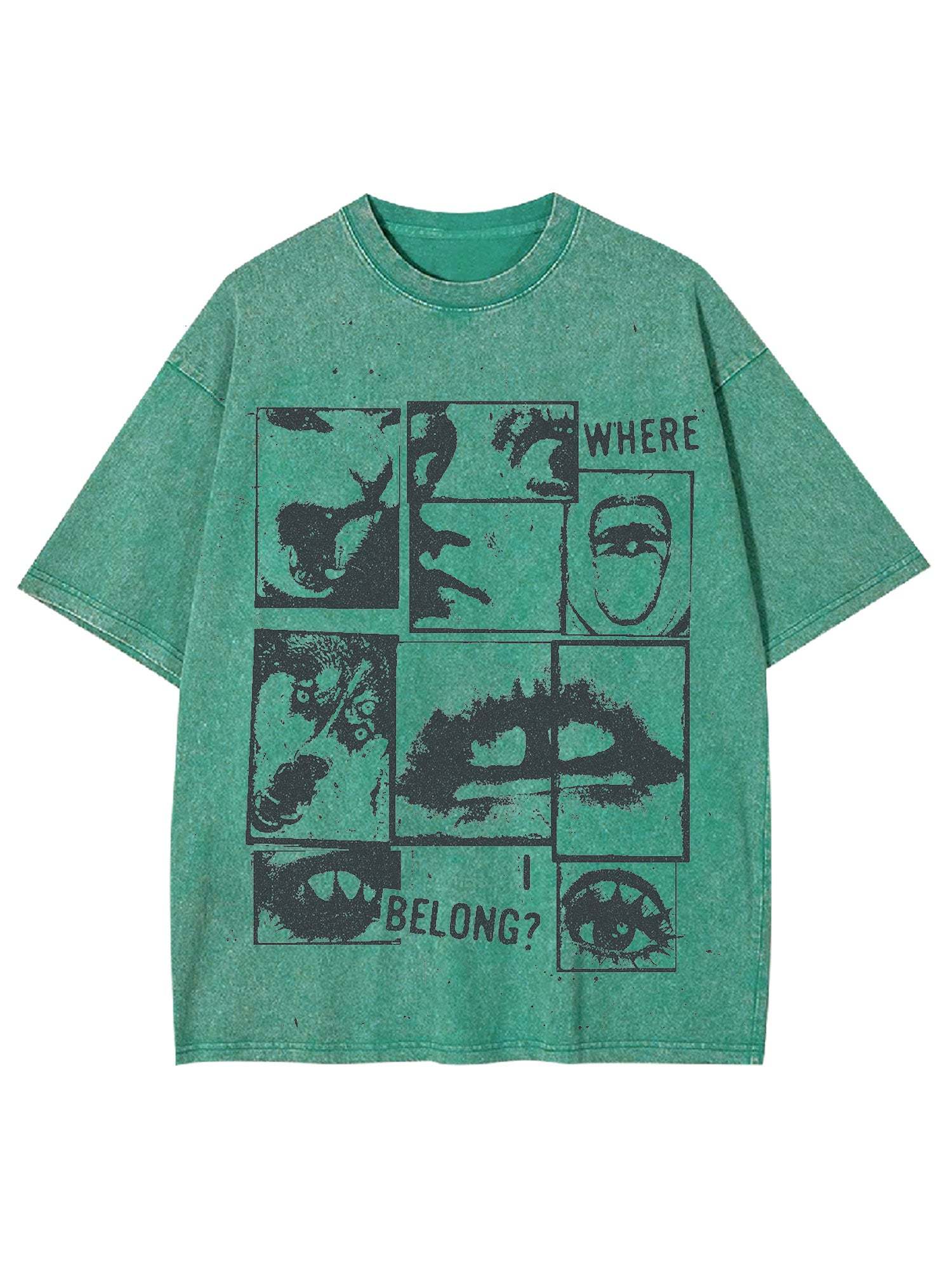 Where I Belong Washed Tshirt