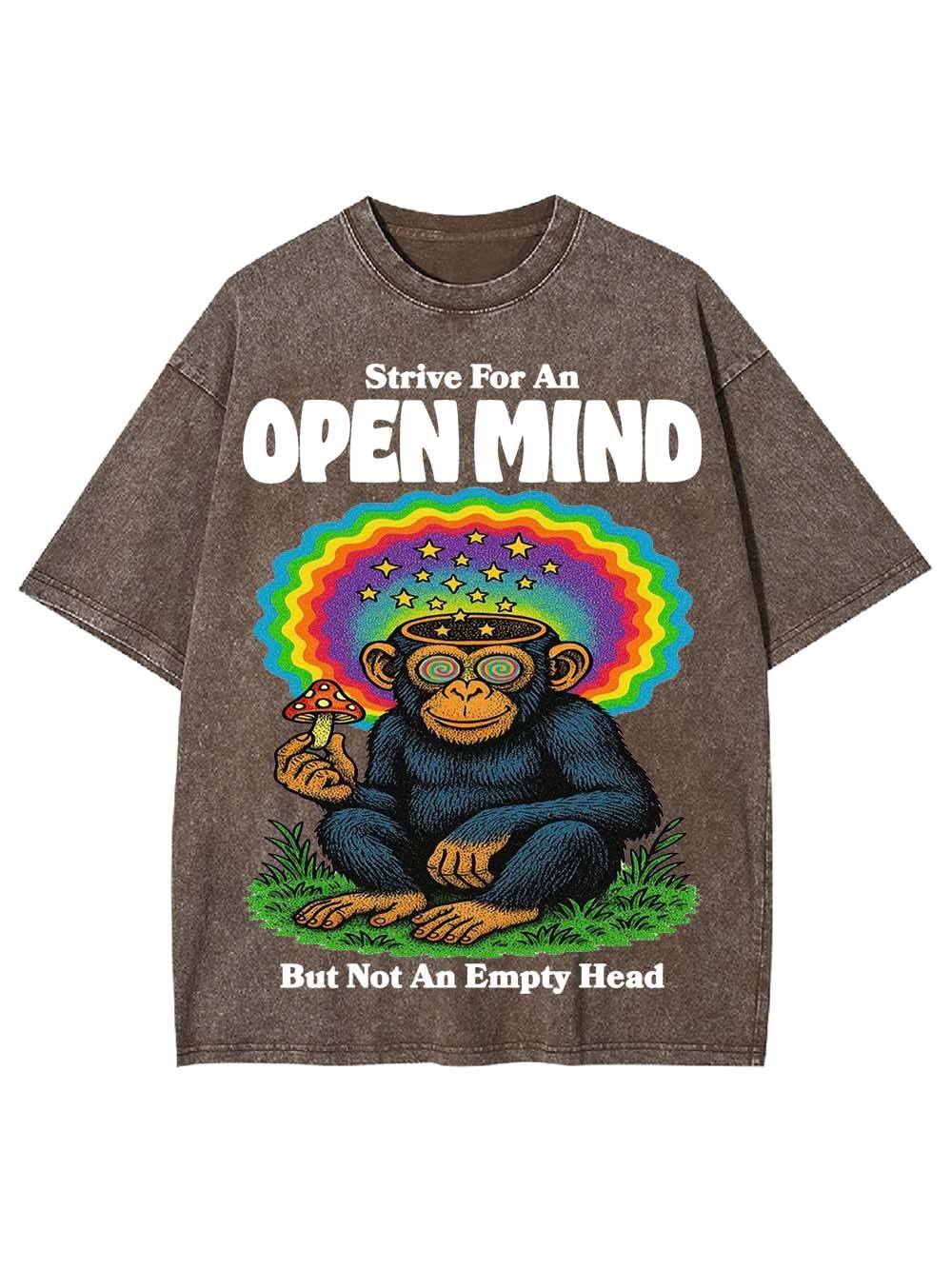 Open Mind, Full Head Washed Tshirt