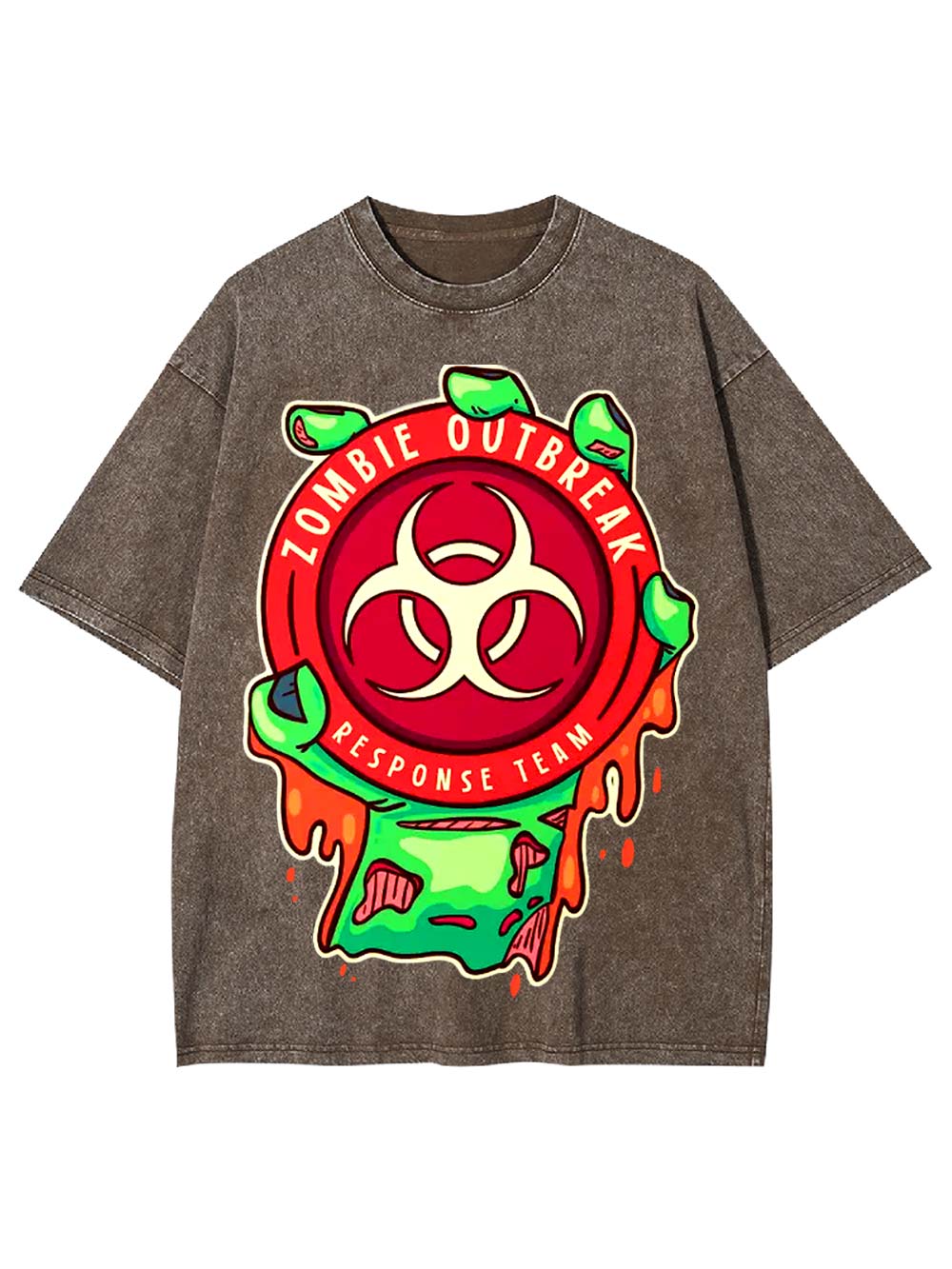 Zombie Outbreak   Response Team   Washed Tshirt