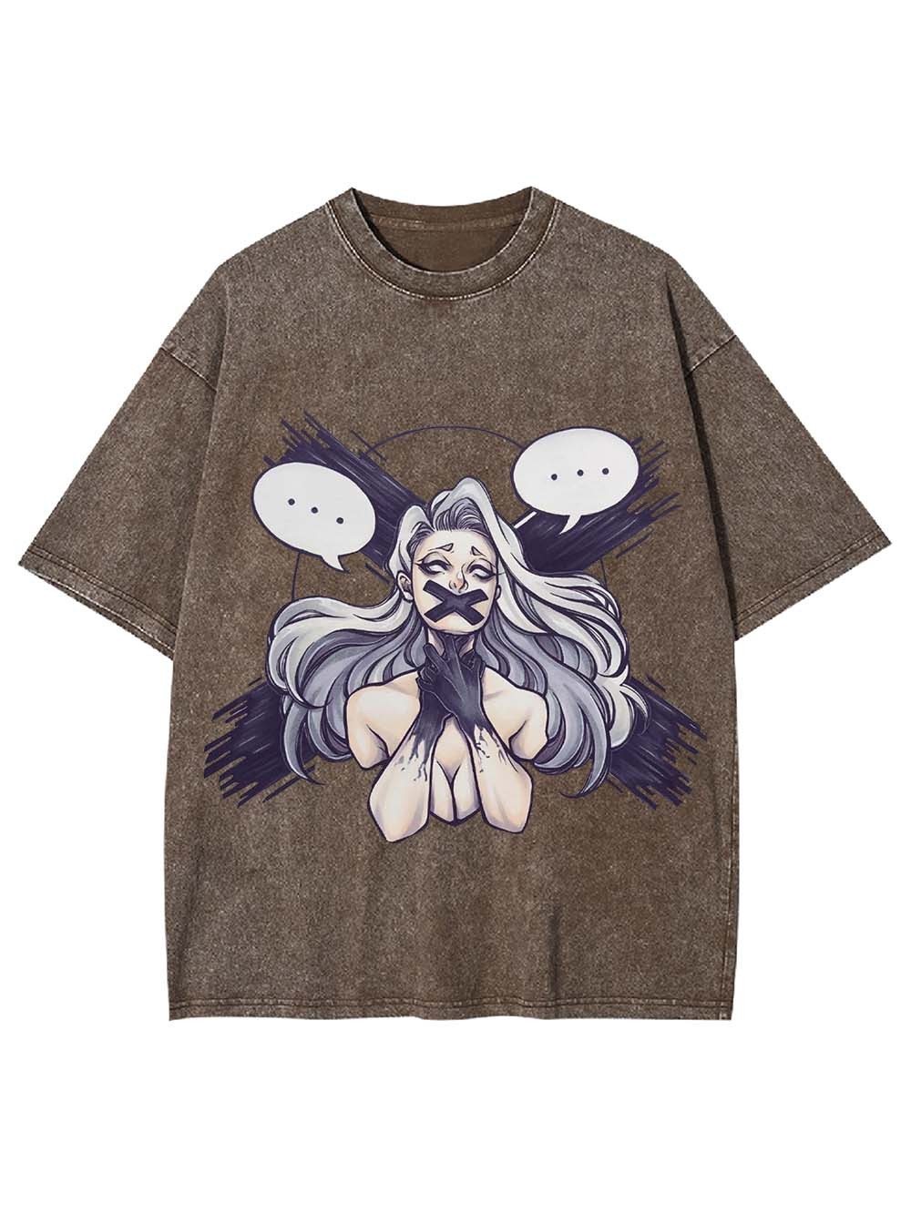 Silenced Emotions Washed Tshirt