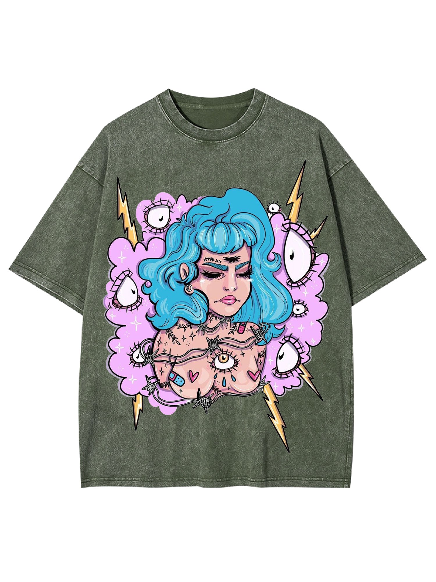 Being Gazed At Washed Tshirt