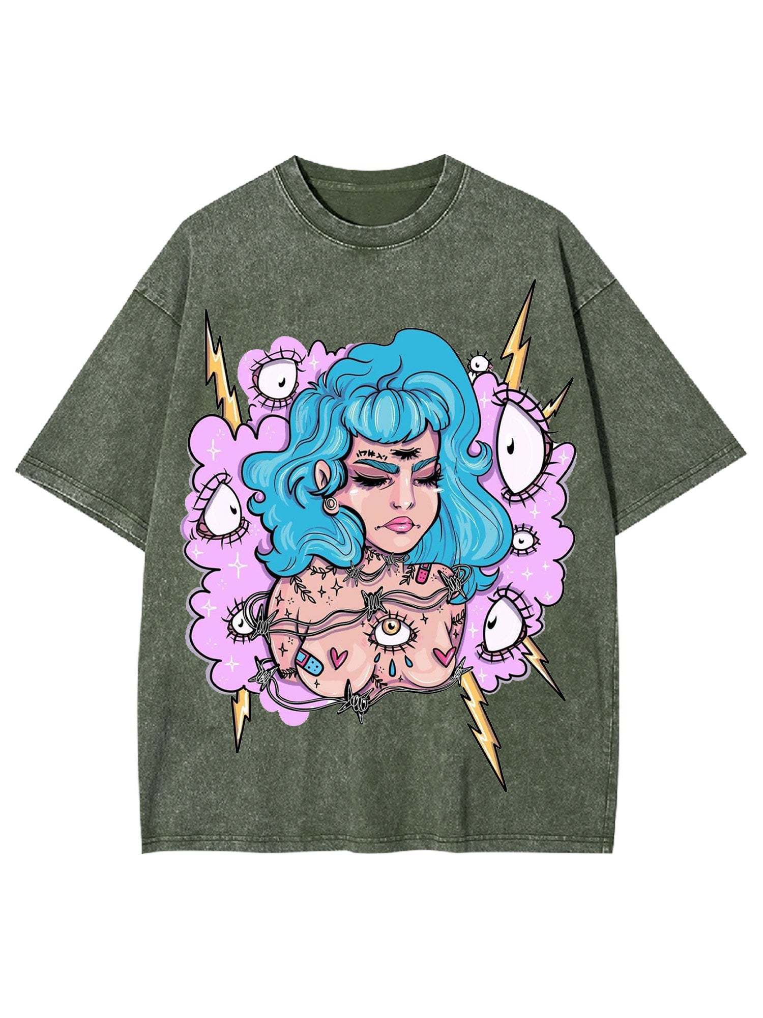 Being Gazed At Washed Tshirt