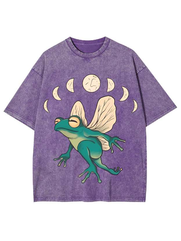 Fairy Frog Washed Tshirt
