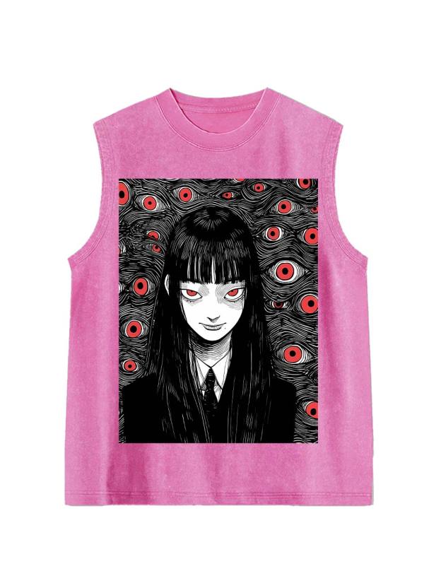 Eyes Of Mystery Washed Tank Top
