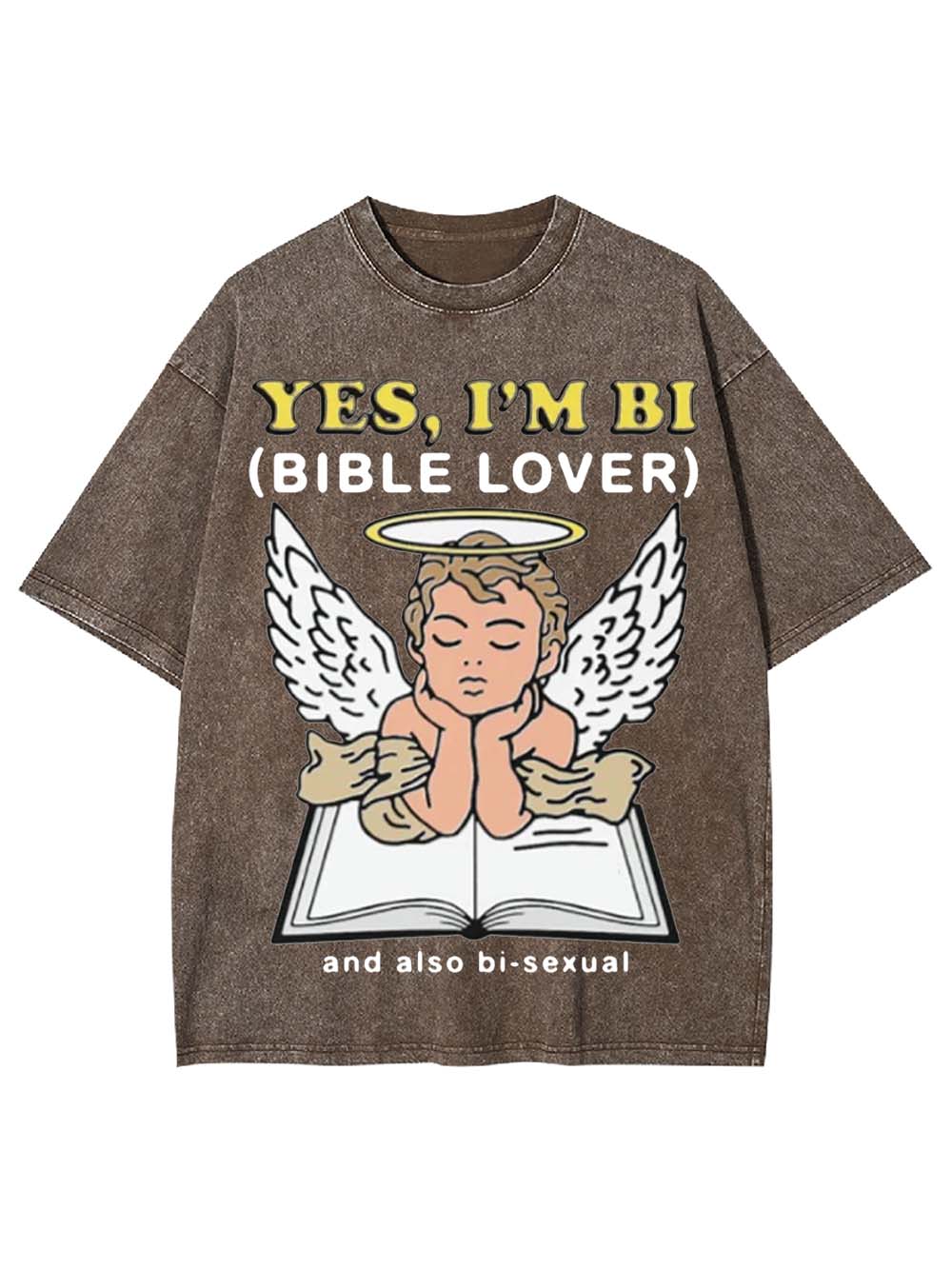 YES, I'M BI WASHED TSHIRT