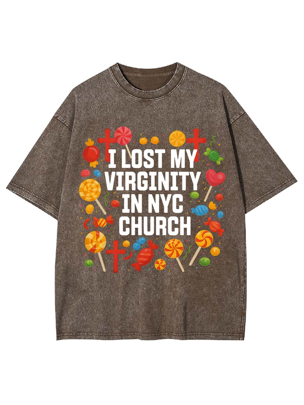 Confessions in NYC Washed Tshirt