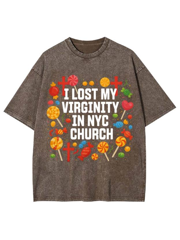 Confessions in NYC Washed Tshirt
