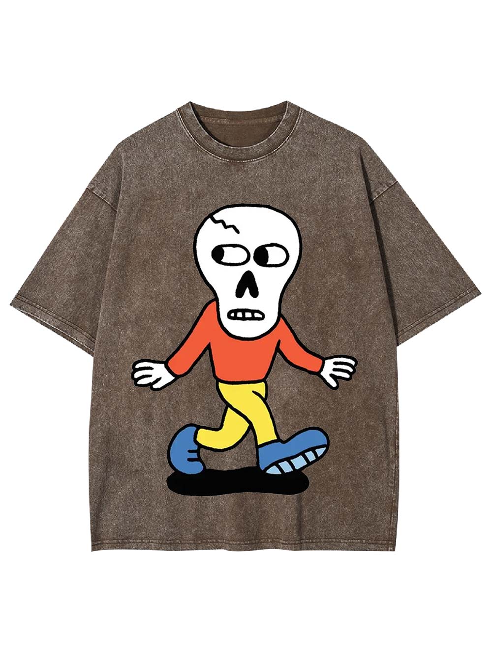 Skull on the Move Washed Tshirt