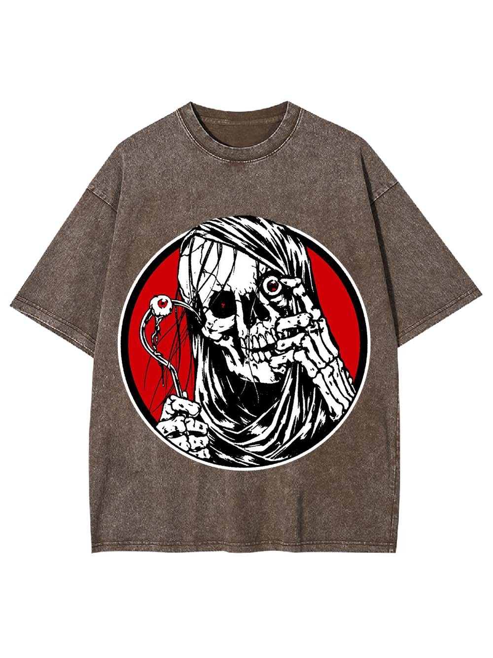 THE EYE OF DEATH WASHED TSHIRT