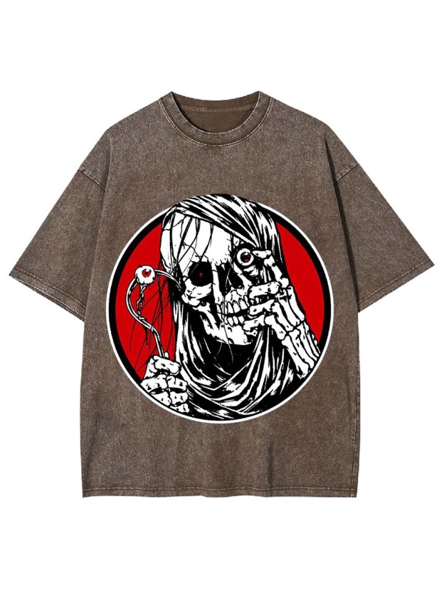 THE EYE OF DEATH WASHED TSHIRT