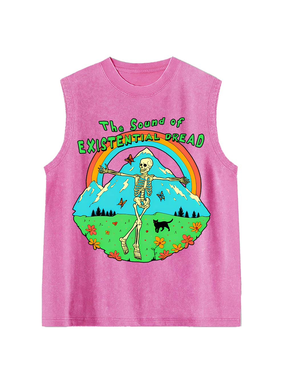 The Sound Of Existential Dread Washed Tank Top