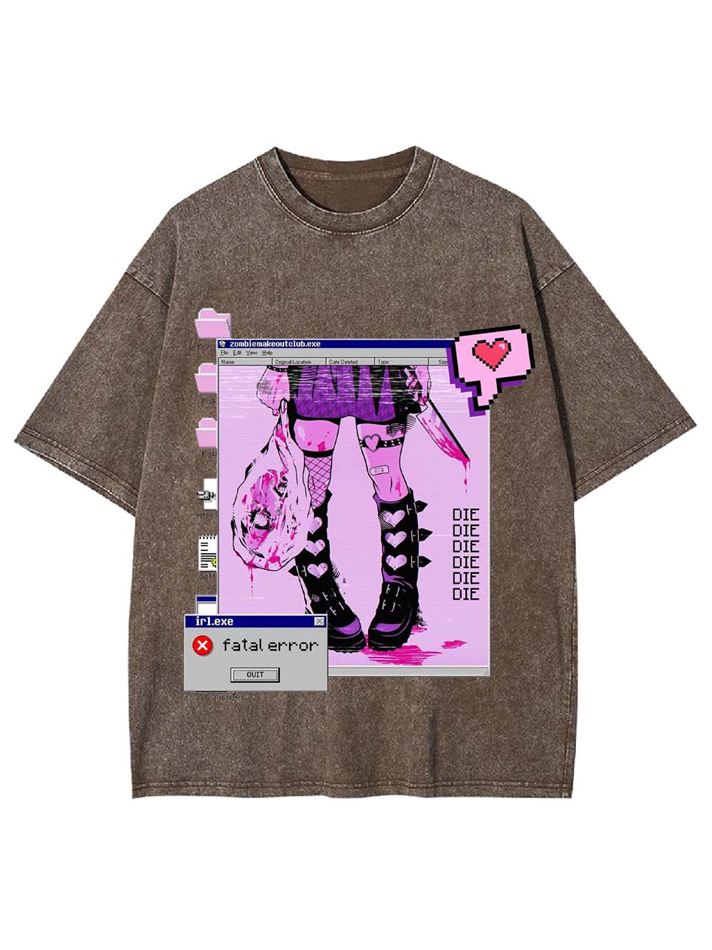 Fatal Error Washed Tshirt