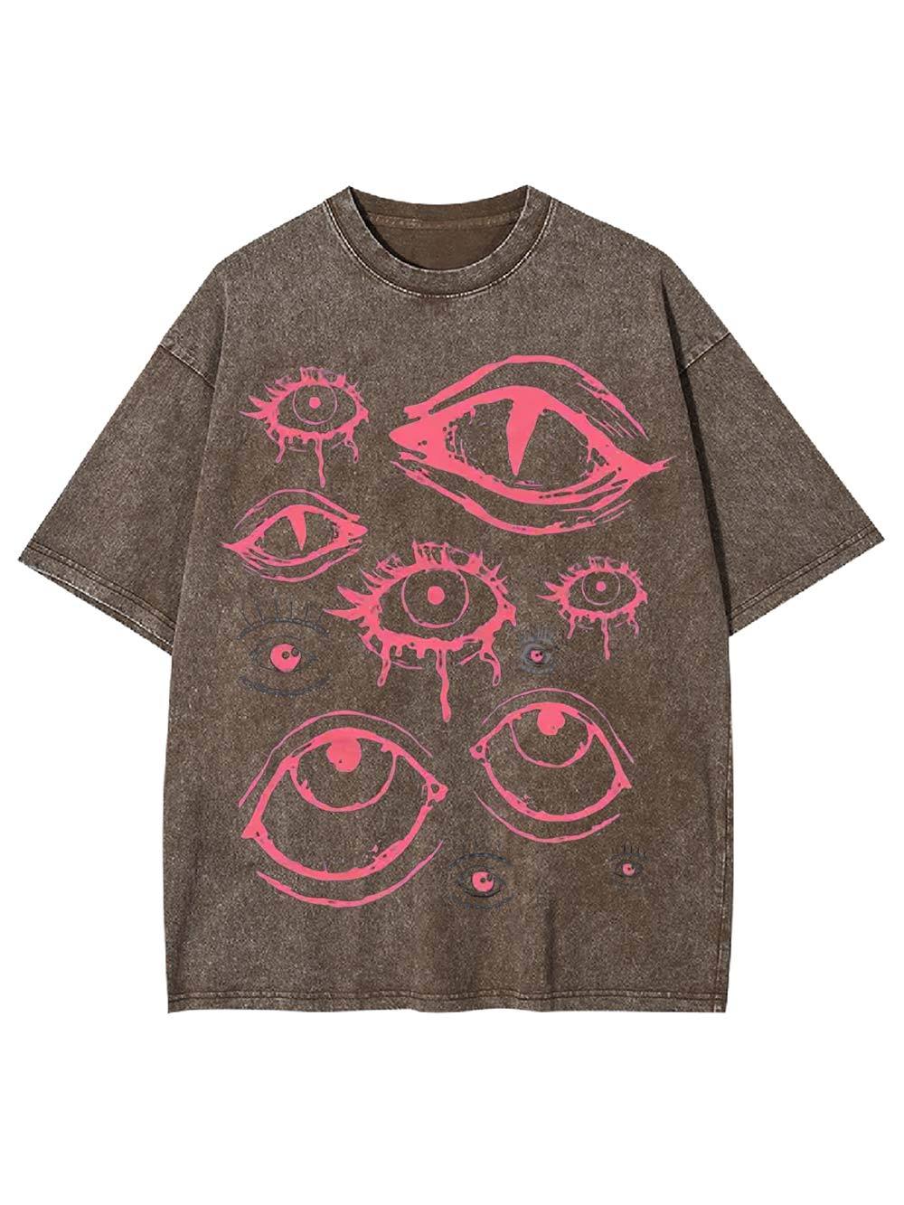 Dripping Eyes Washed Tshirt