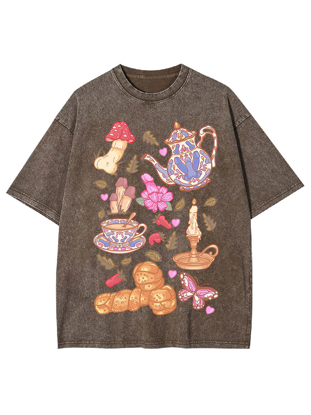 Delicious Afternoon Tea Washed Tshirt