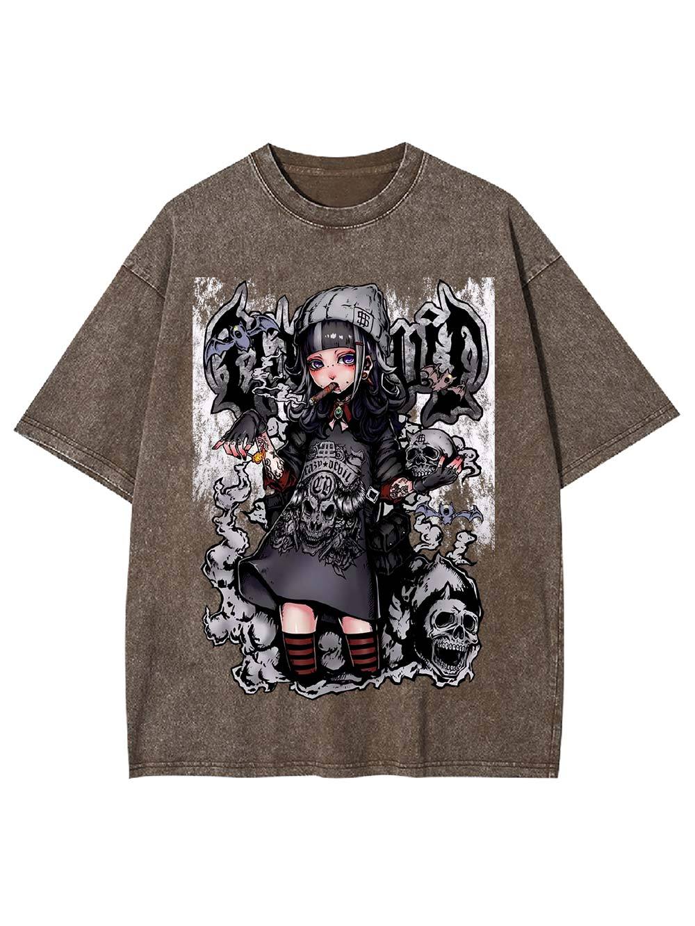 Gothic Reape Washed Tshirt
