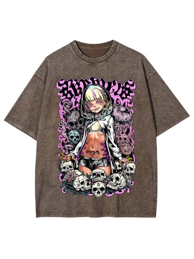 Queen of Chaos Washed Tshirt