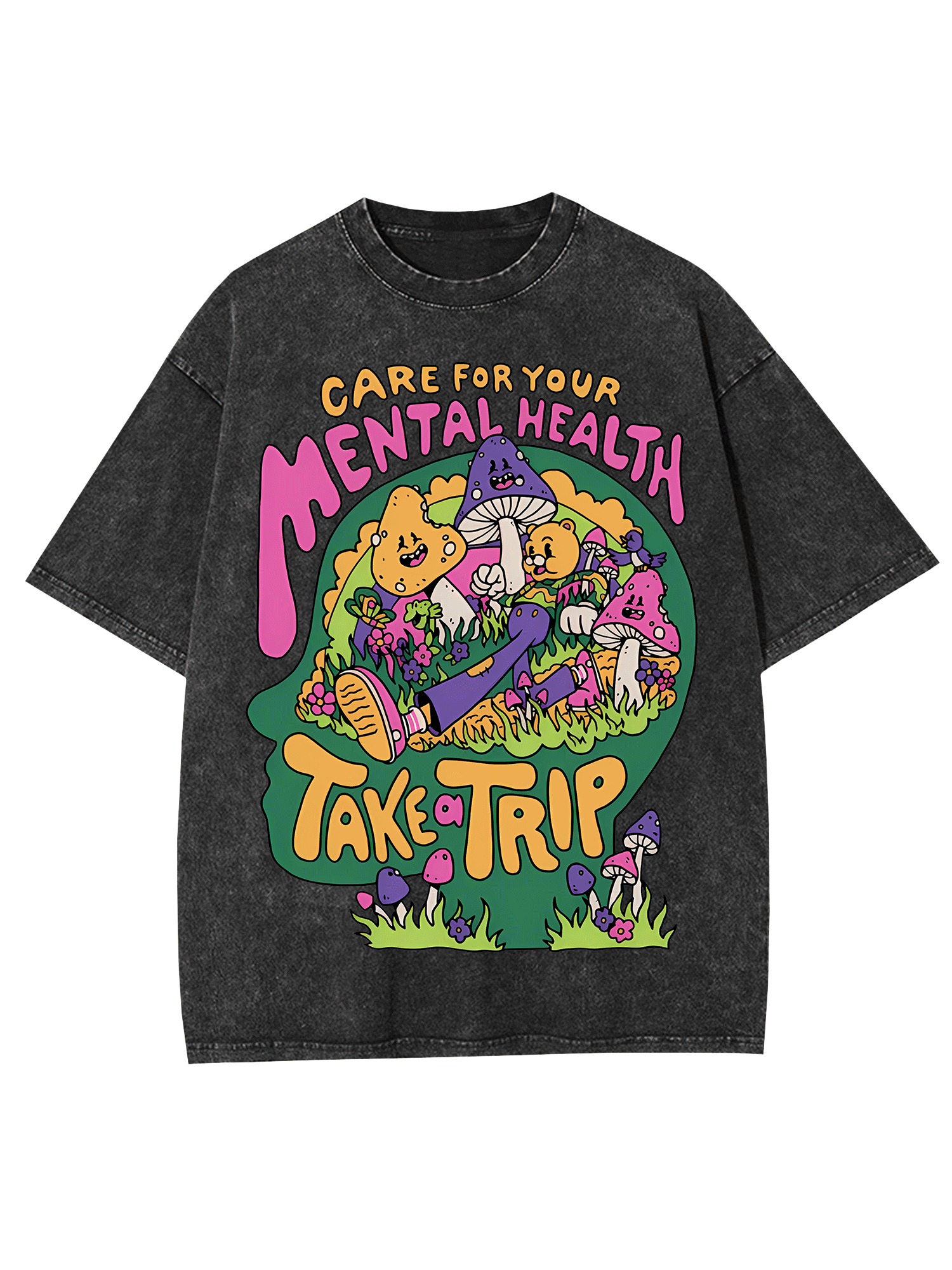 Care For Your Mental Health Washed Tshirt