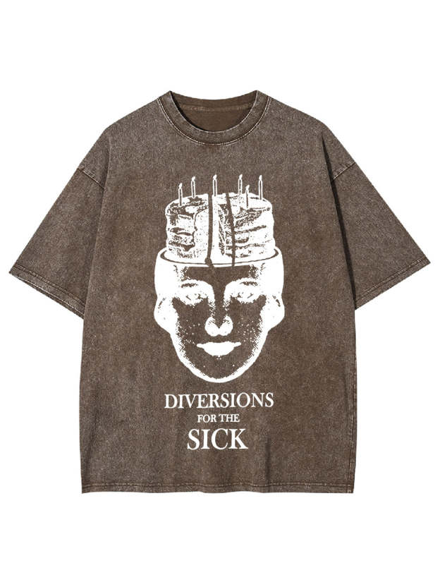 Diversions For The Sick Washed Tshirt