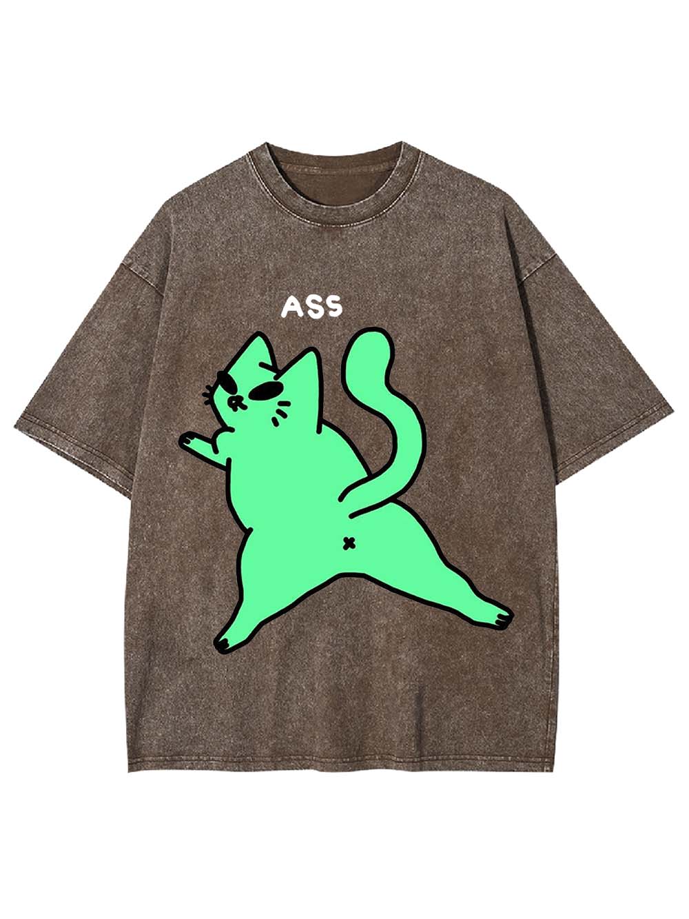 Cat's Ass Washed Tshirt