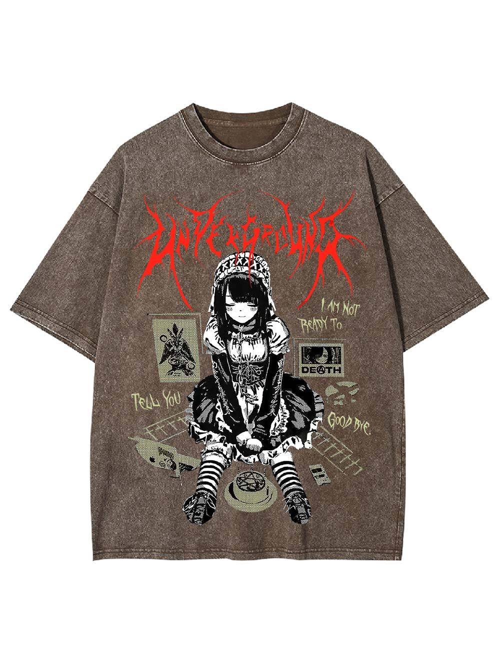 Not Ready to Say Goodbye Washed Tshirt