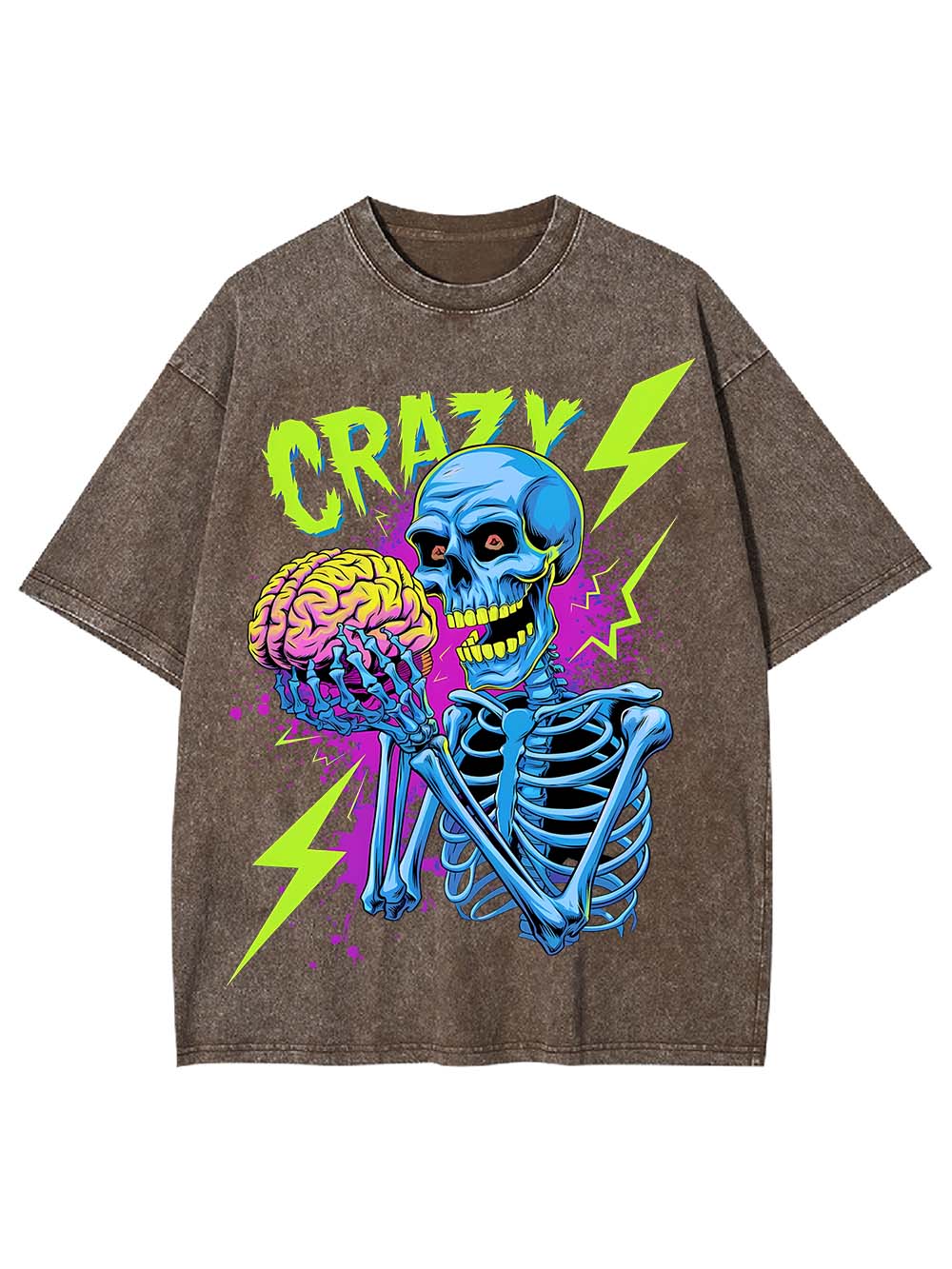 CRAZY MINDS UNLEASHED WASHED TSHIRT