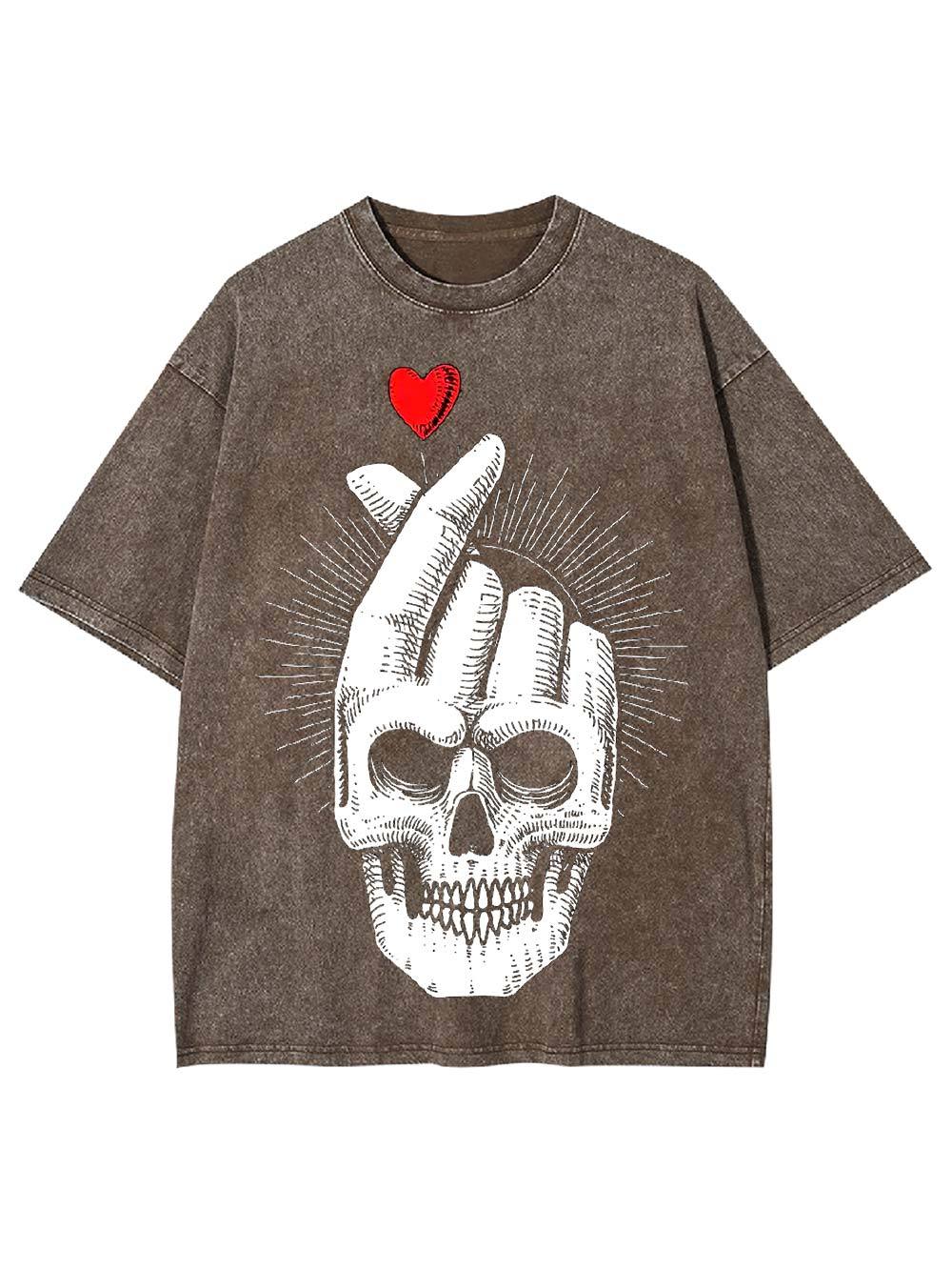 Skull of Love Washed Tshirt
