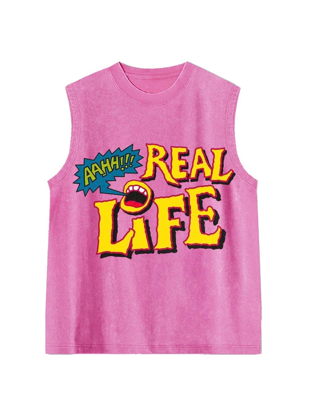 AAHH!!! Real Life Washed Tank Top