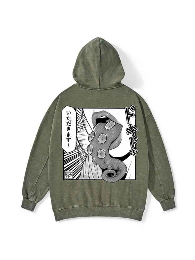 Tentacle Washed Hoodie