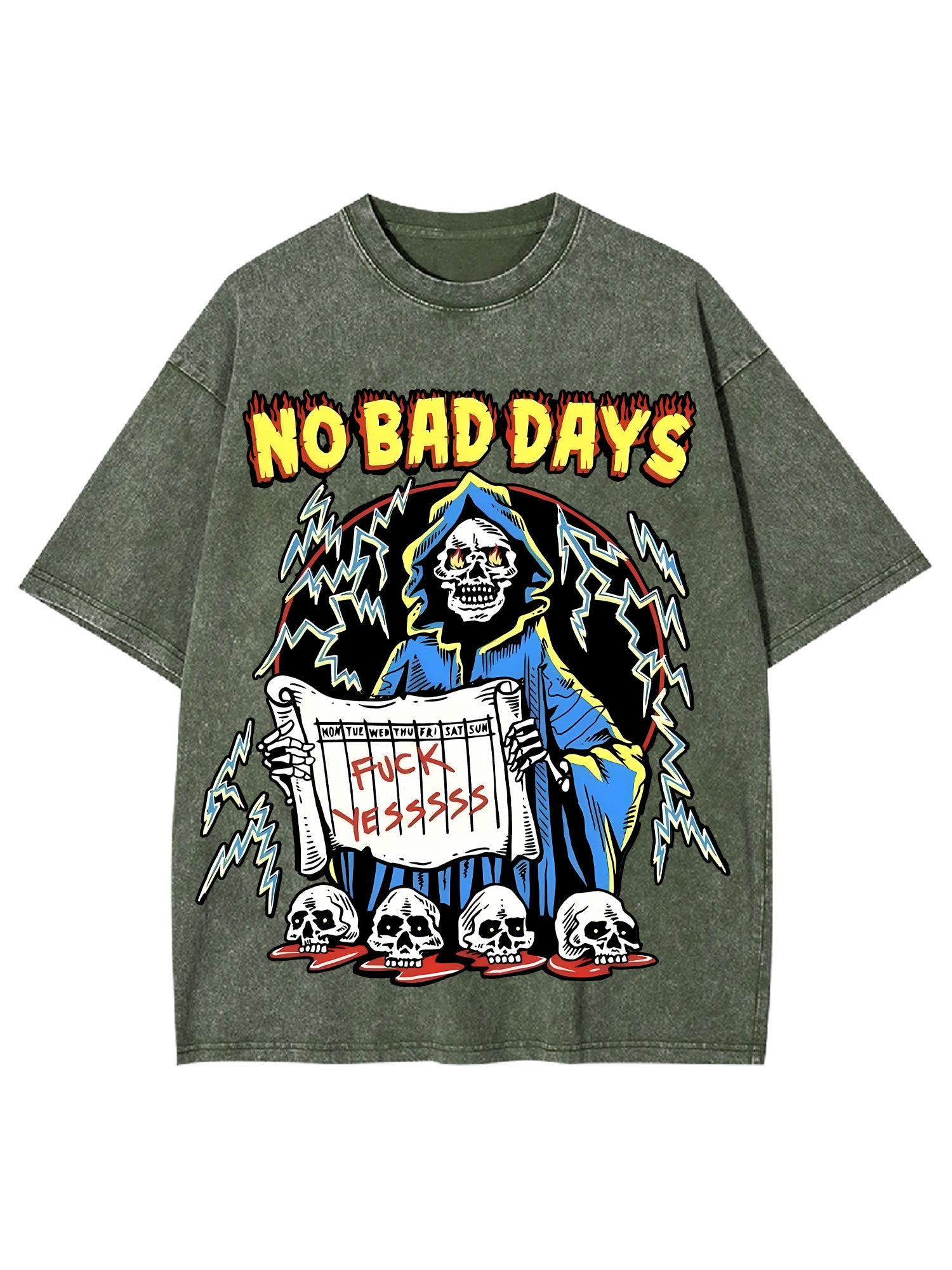 No Bad Days Washed Tshirt