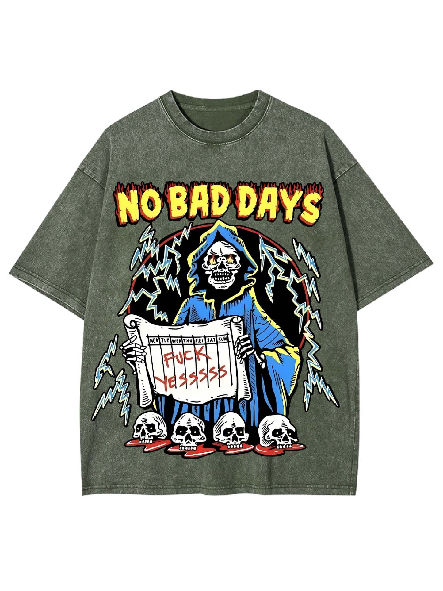 No Bad Days Washed Tshirt