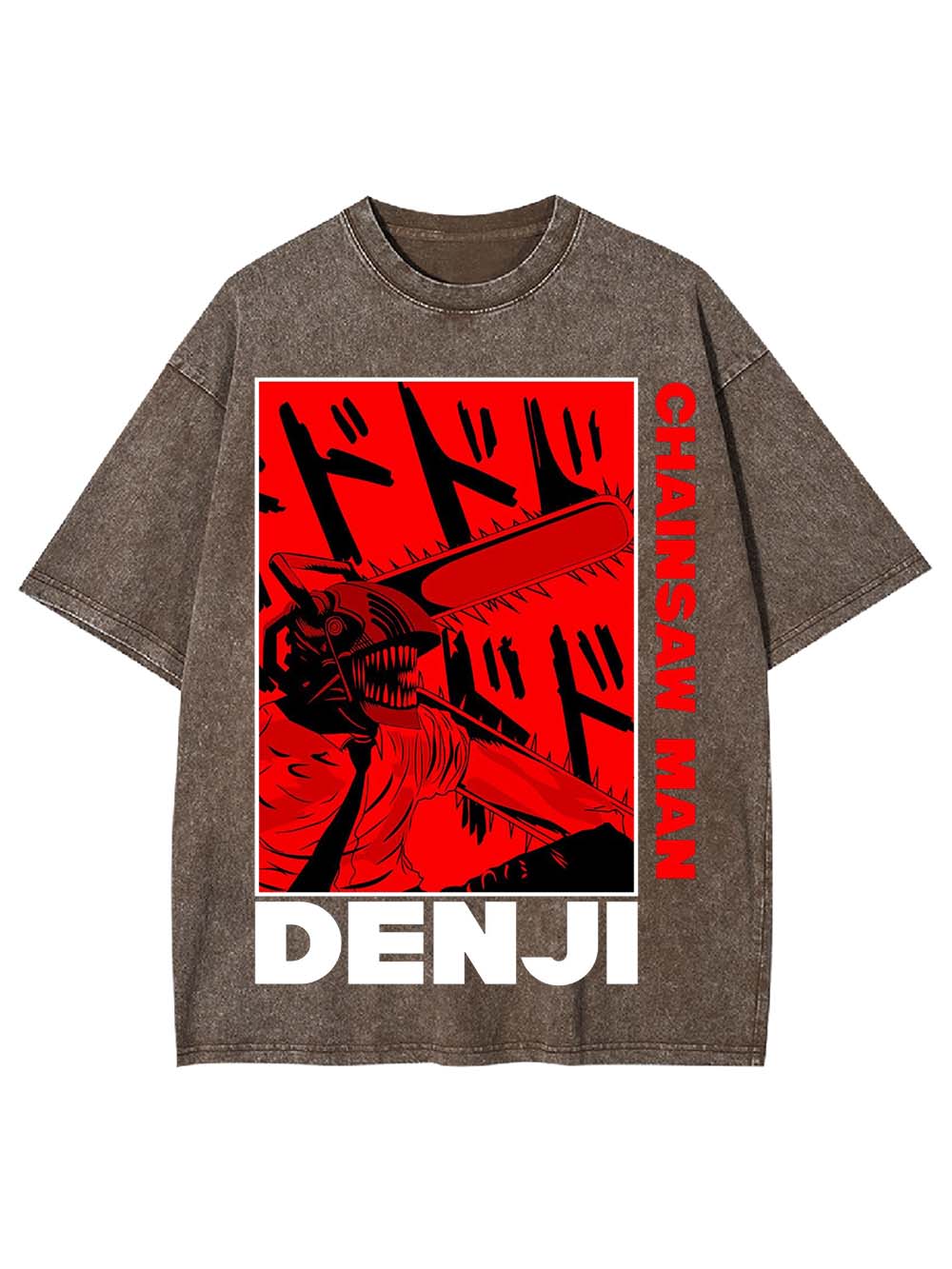 CHAINSAW MAN WASHED TSHIRT