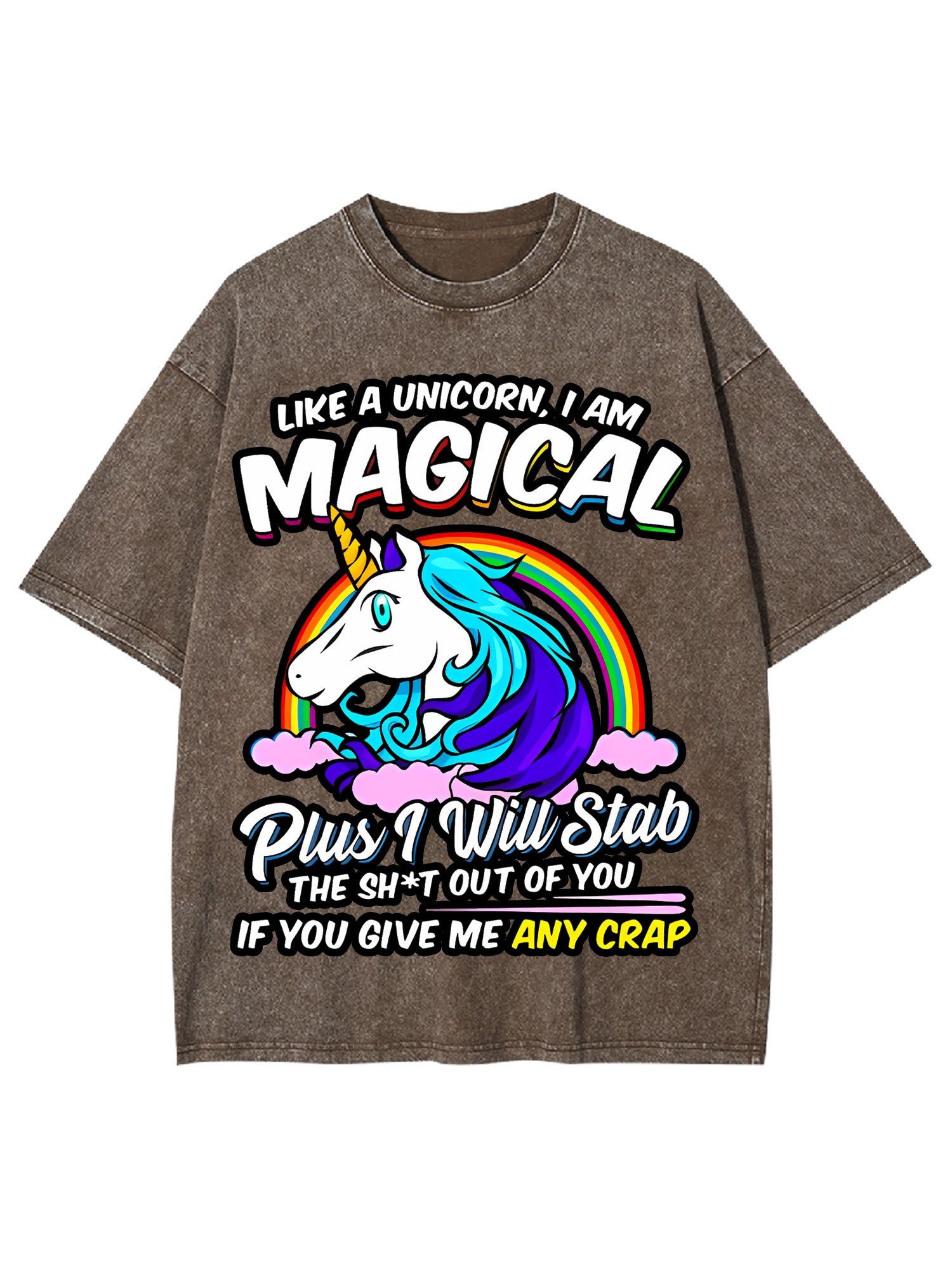 Like A Unicorn, I Am Magical Washed Tshirt