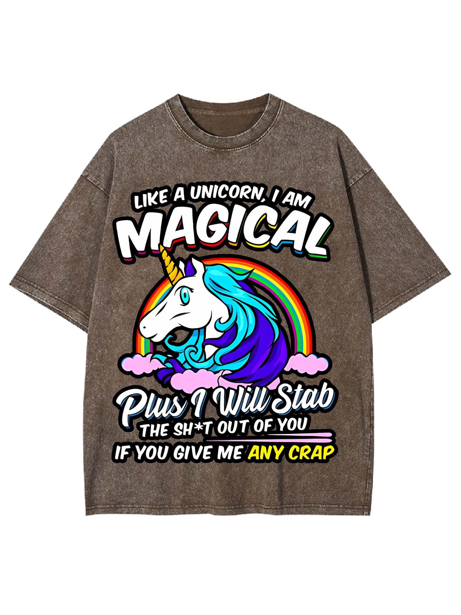 Like A Unicorn, I Am Magical Washed Tshirt