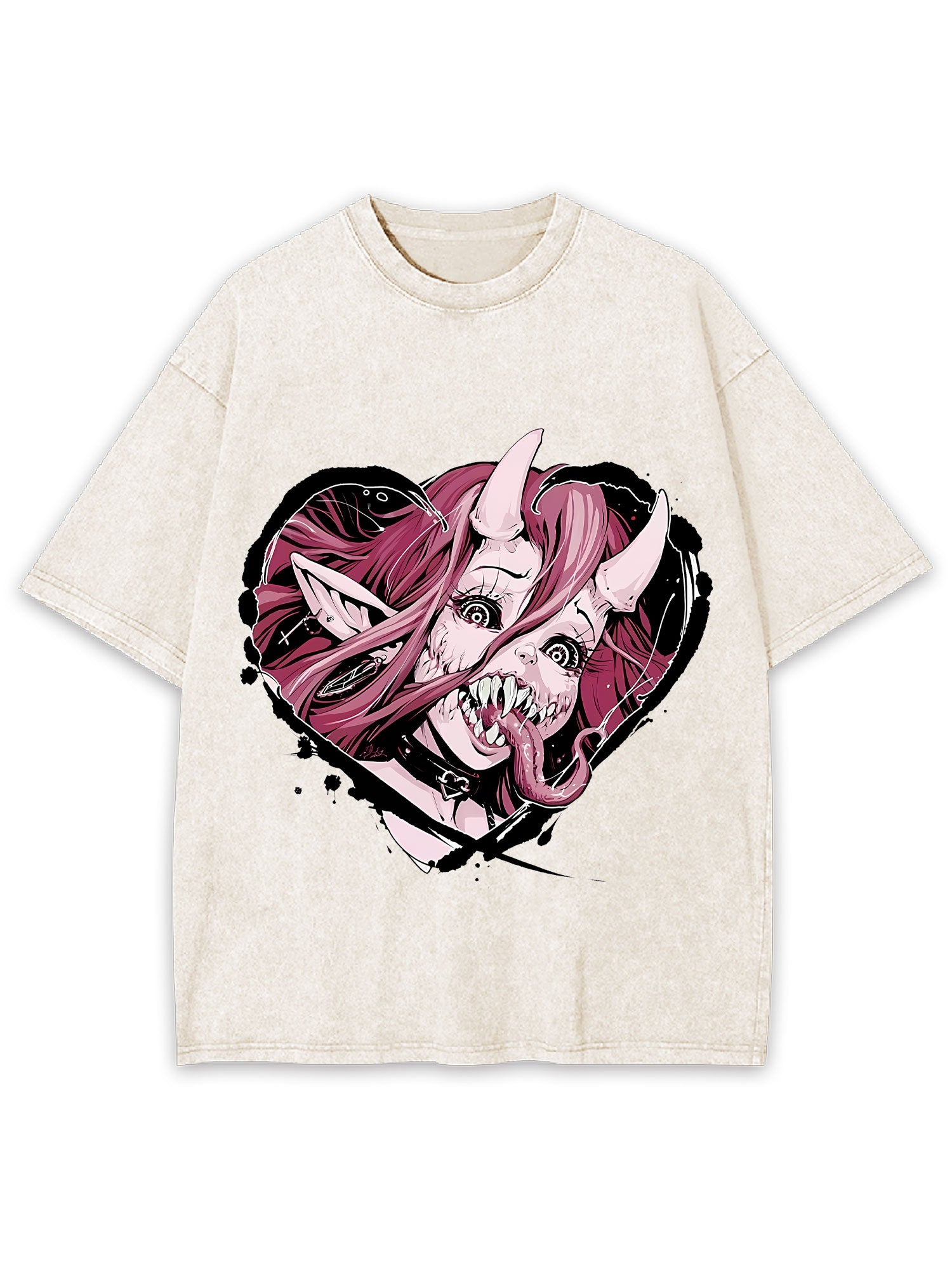 Heart Of The Demoness Washed Tshirt