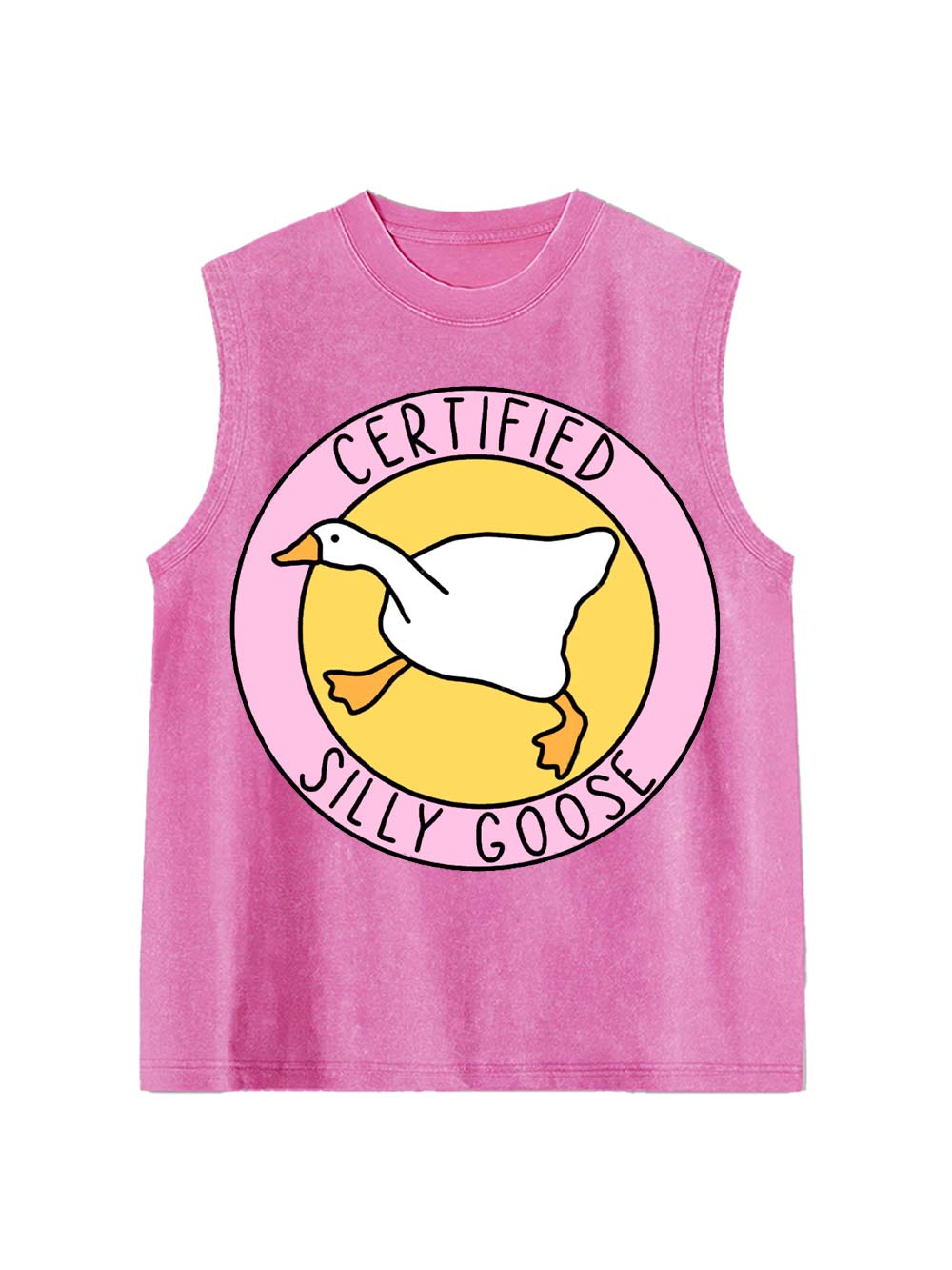 Certified Silly Goose Washed Tank Top