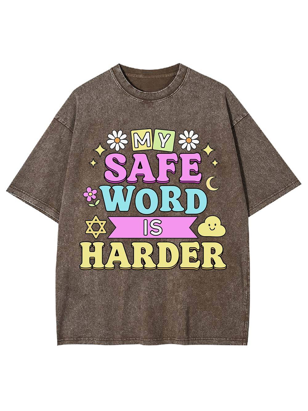 Safe Word Washed Tshirt