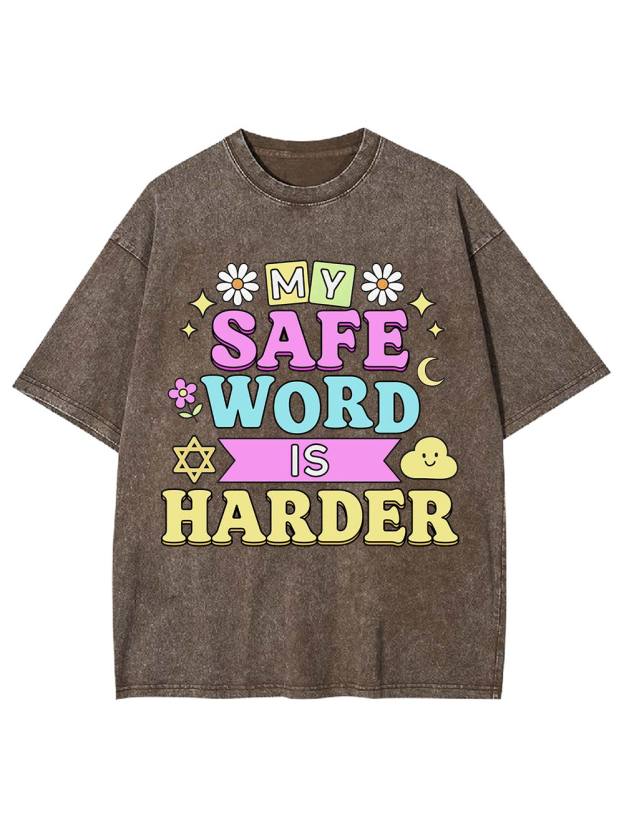 Safe Word Washed Tshirt