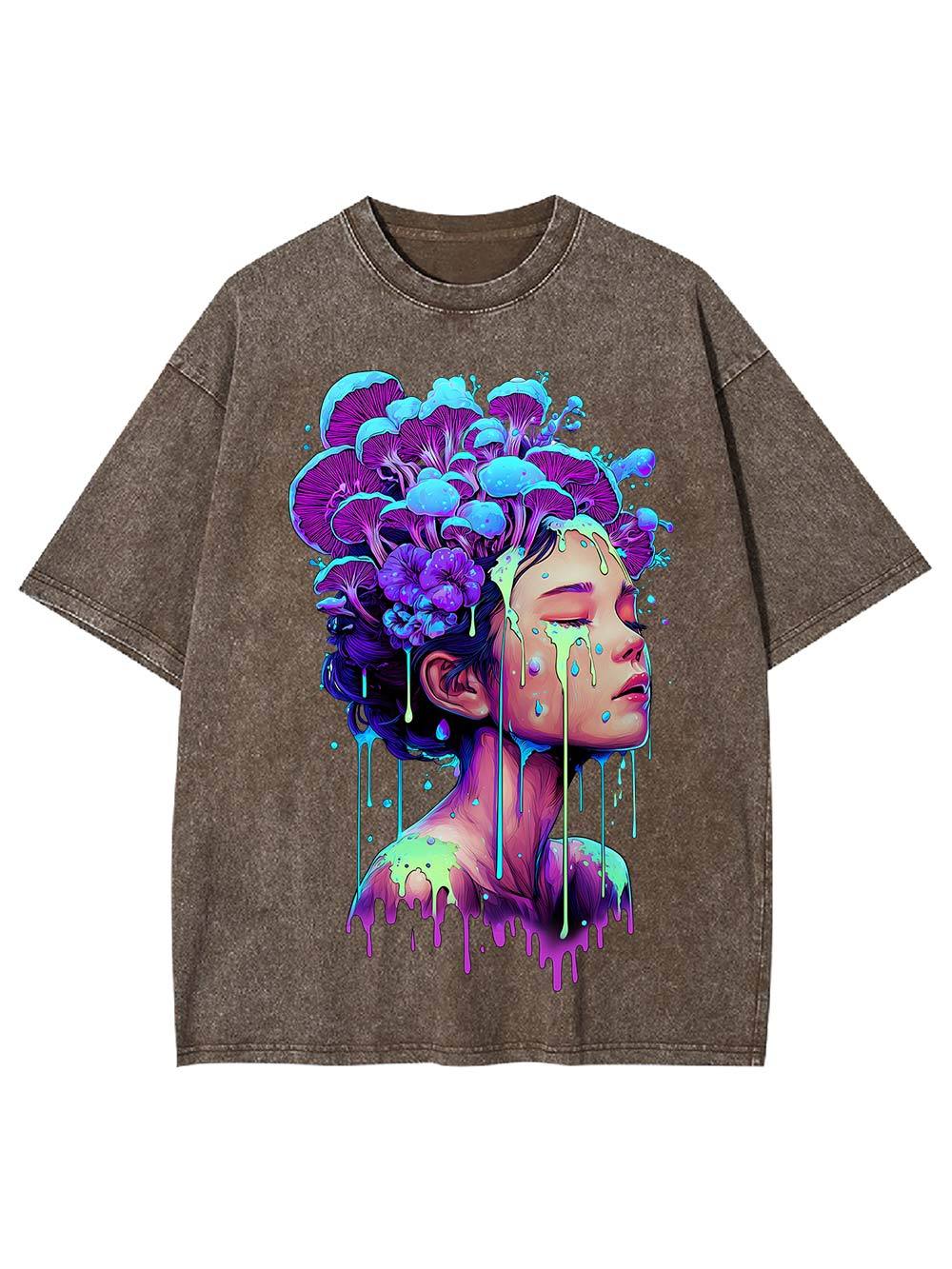 hauni mushroom Washed Tshirt