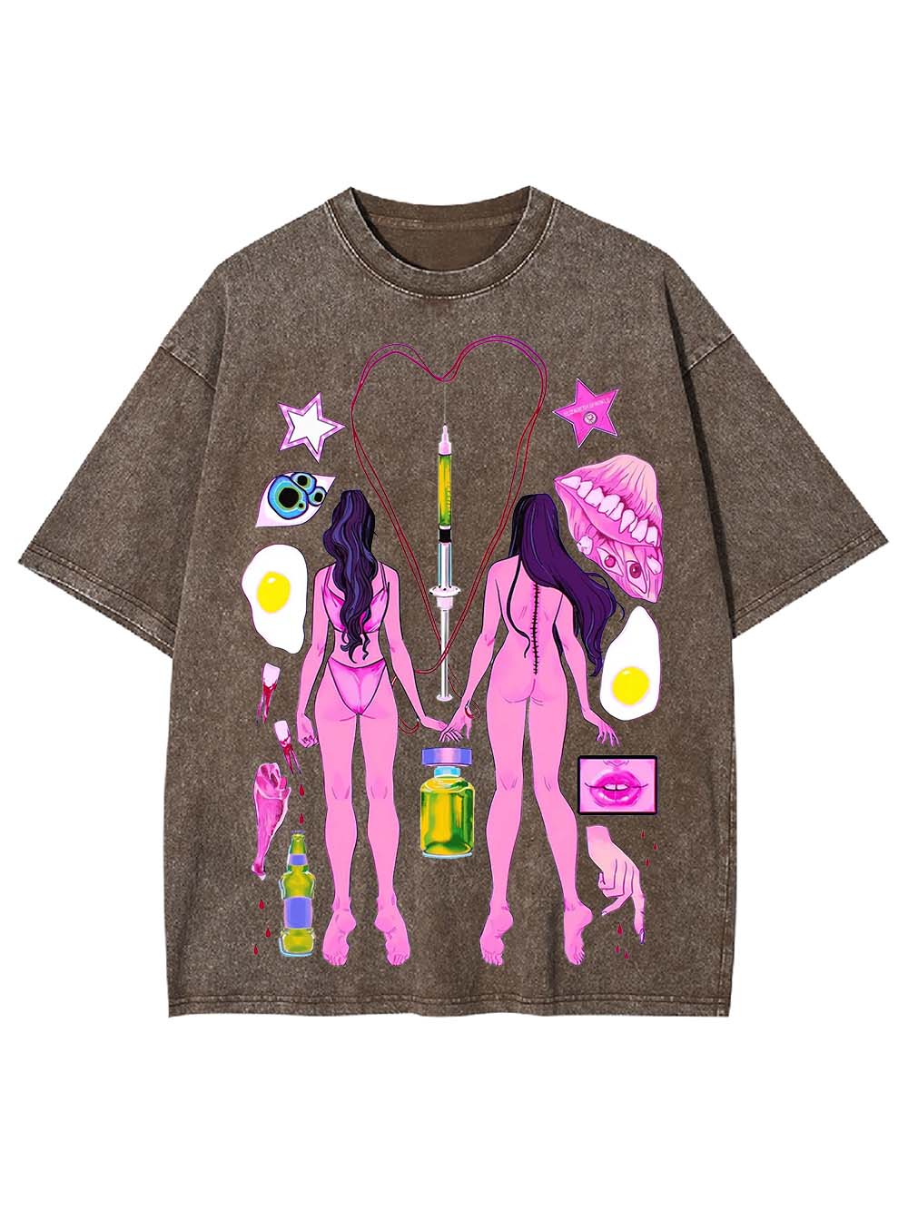 MEDICAL ILLUSTION WASHED TSHIRT