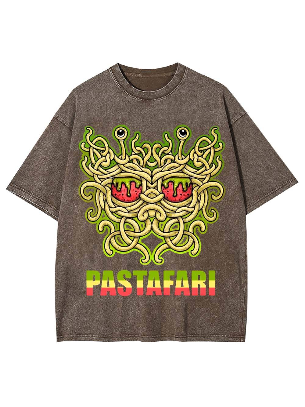 Pastafari Vibes Washed Tshirt