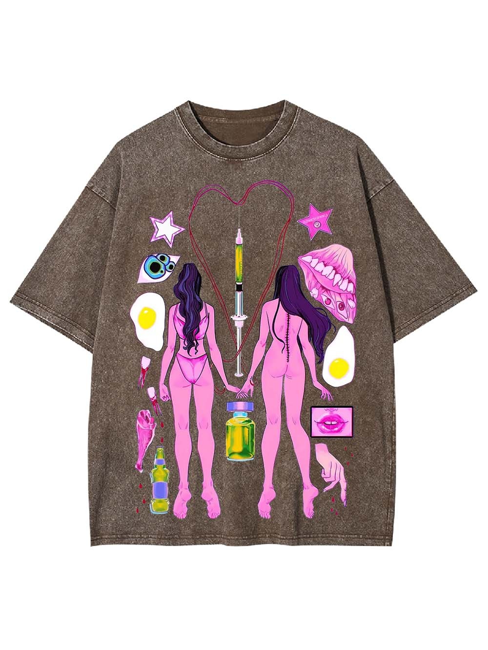 MEDICAL ILLUSTION WASHED TSHIRT