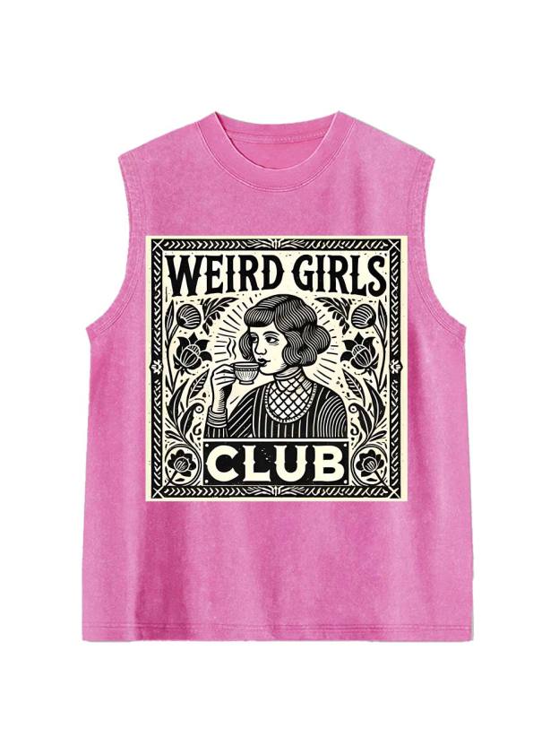 Weird Girls Club Washed Tank Top